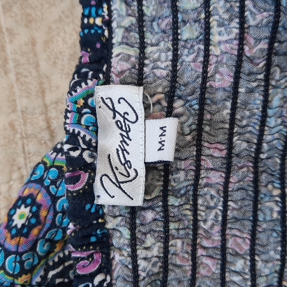 Kismet strapless summer dress paisley inspired size medium - Picture 9 of 11